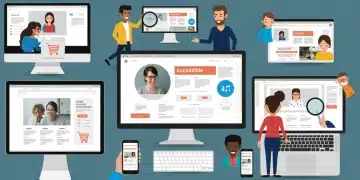 ADA Website Compliance 2025: Avoid Lawsuits Diverse users engaging with accessible e-commerce website