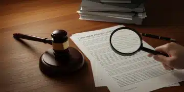 Gavel and legal documents representing FTC consumer review compliance