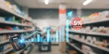 Seamless integration of loyalty program and POS system, showing data flow and customer retention growth.