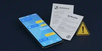 TCPA & SMS Marketing 2025: Avoid $1,500 Penalties TCPA SMS Marketing Compliance 2025 smartphone with legal documents